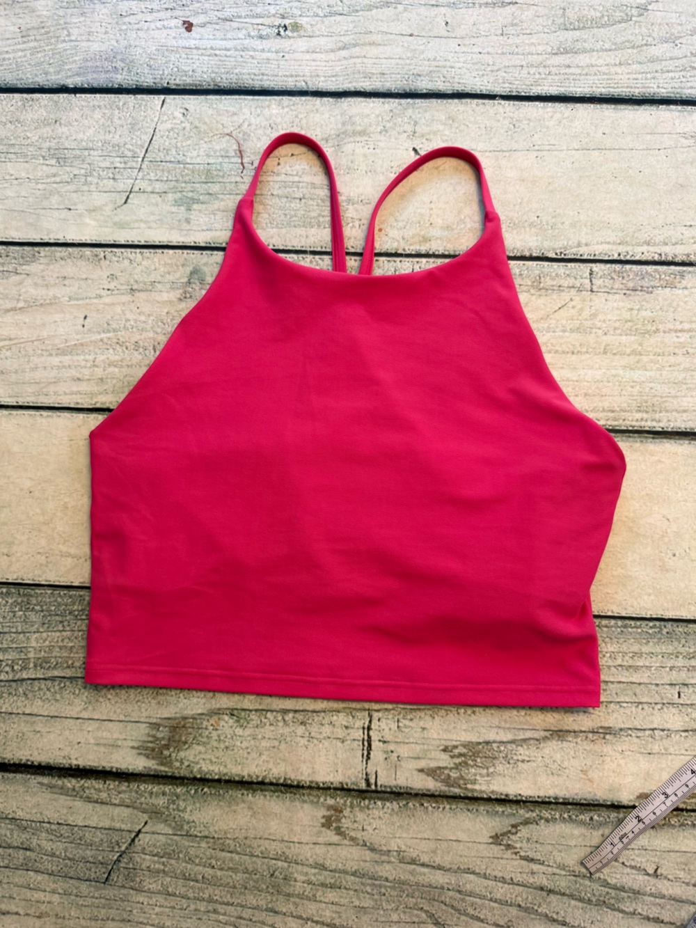 Old navy active wear pink sports bra tank. L